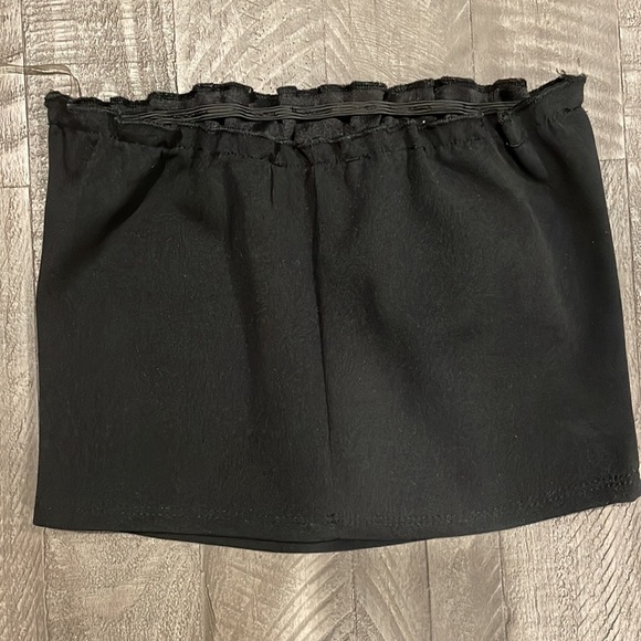 Blue Blush cropped tube top - Picture 2 of 4